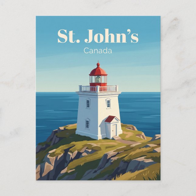 Cape Spear Lighthouse Canada Postcard (Front)