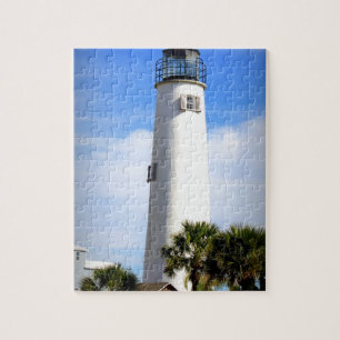CAPE ST. GEORGE LIGHTHOUSE - ST. GEORGE ISLAND, FL JIGSAW PUZZLE