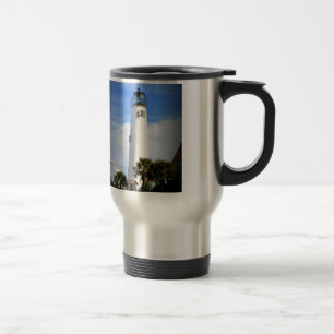 CAPE ST. GEORGE LIGHTHOUSE - ST. GEORGE ISLAND, FL TRAVEL MUG