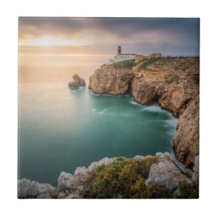 Cape St. Vincent   Sagres, Algarve, Portugal Tile