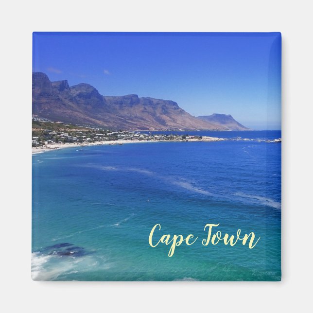 Cape Town 12 Apostles Ocean View Landscape Magnet (Front)