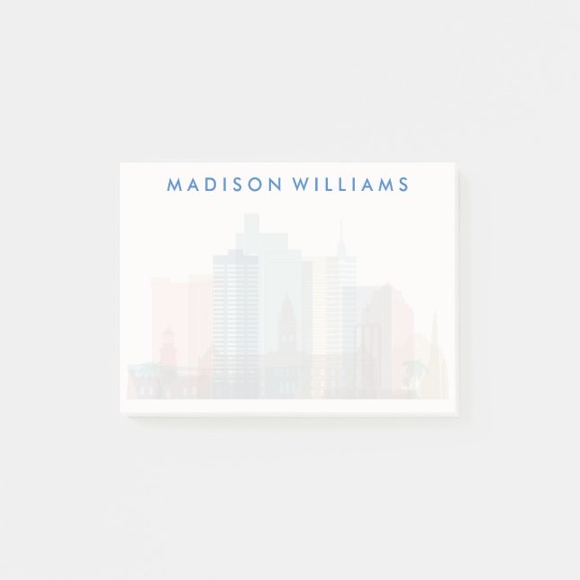 Cape Town, Africa | City Skyline Post-it Notes (Front)