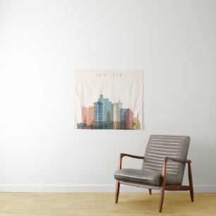 Cape Town, Africa   City Skyline Tapestry