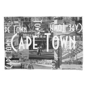 Cape Town Architecture Cityscape Monochrome Pillowcase