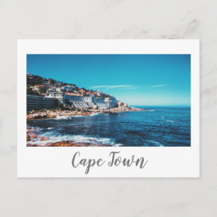 Cape Town Bantry Bay City Ocean View Landscape Postcard