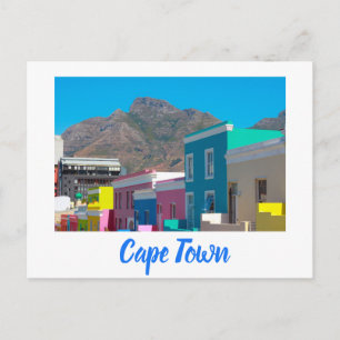 Cape Town Bo-Kaap Cityscape South Africa Postcard