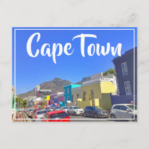 Cape Town Bo-Kaap Cityscape South Africa Postcard