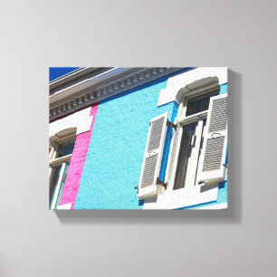 Cape Town Bo-Kaap South Africa SA Architecture Canvas Print