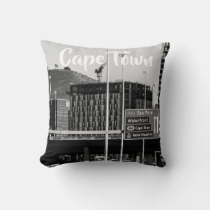 Cape Town City Centre Cityscape South Africa Throw Pillow