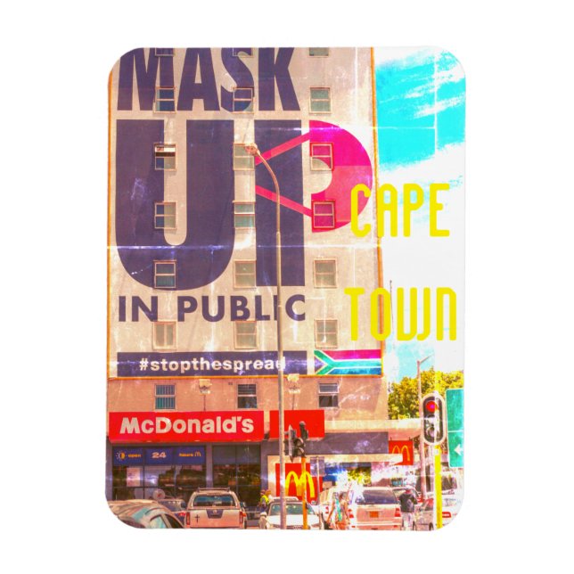 Cape Town Cityscape Architecture South Africa Magnet (Vertical)