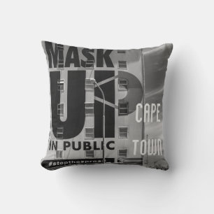 Cape Town Cityscape Architecture South Africa Throw Pillow