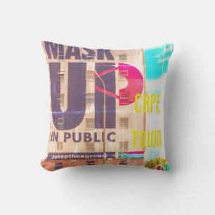 Cape Town Cityscape Architecture South Africa Throw Pillow