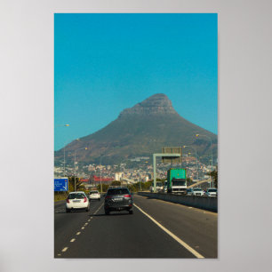 Cape Town Cityscape City View ZA South Africa Poster