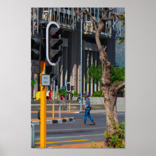 Cape Town Cityscape City View ZA South Africa Poster