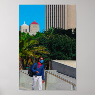 Cape Town Cityscape City View ZA South Africa Poster