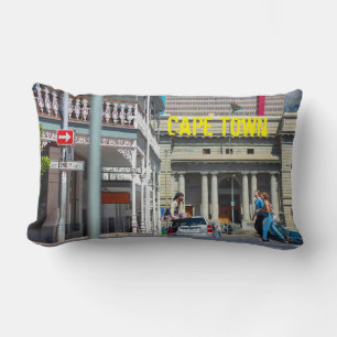 Cape Town Cityscape Long Street South Africa Lumbar Pillow