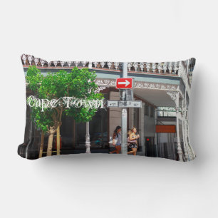 Cape Town Cityscape Long Street South Africa Lumbar Pillow