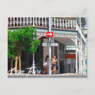 Cape Town Cityscape Long Street South Africa Postcard