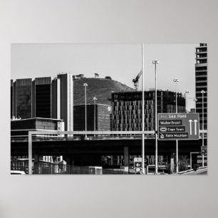 Cape Town Cityscape Signal Hill ZA South Africa Poster