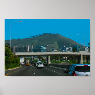 Cape Town Cityscape Signal Hill ZA South Africa Poster