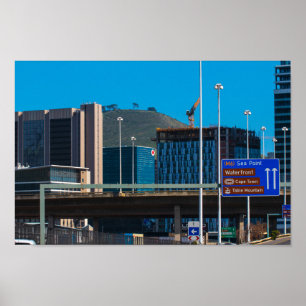 Cape Town Cityscape Signal Hill ZA South Africa Poster