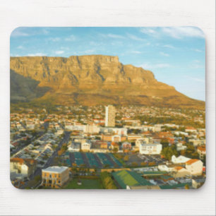 Cape Town Cityscape With Table Mountain Mouse Pad