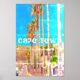 Cape Town Fresnaye Cityscape South Africa Poster