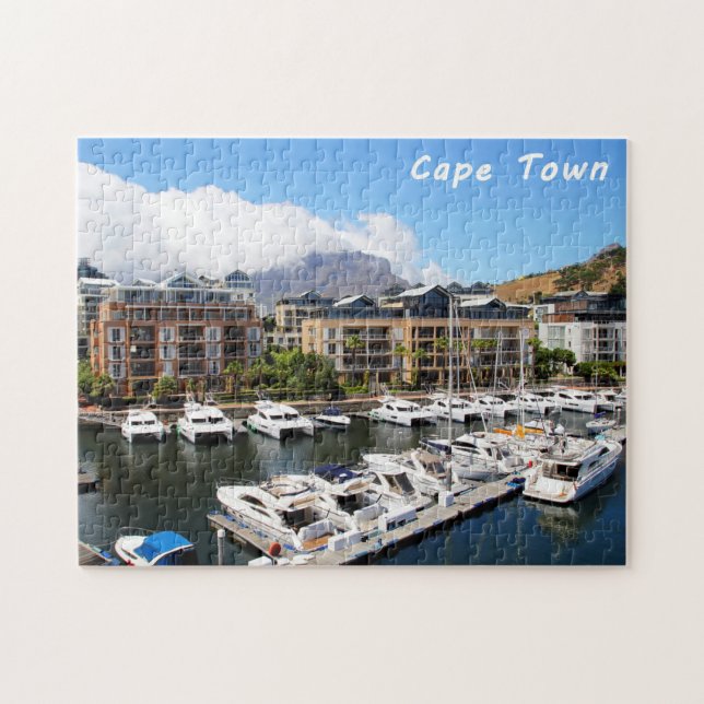 Cape Town Harbour and Table Mountain Jigsaw Puzzle (Horizontal)