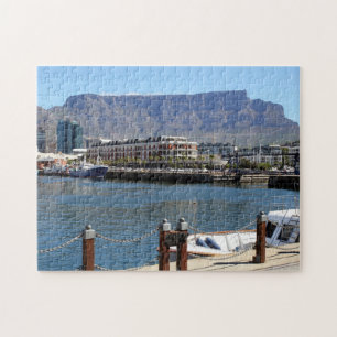 Cape Town Harbour and Table Mountain Jigsaw Puzzle