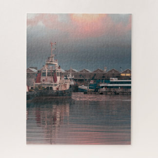 Cape Town Harbour Travel Vintage Retro Jigsaw Puzzle