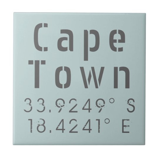 Cape Town Latitude And Longitude