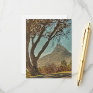 Cape Town Lion's Head Landscape South Africa Enclosure Card