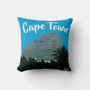 Cape Town Lion's Head ZA South Africa Throw Pillow