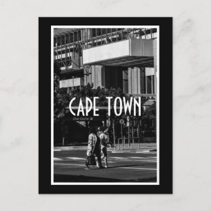 Cape Town Monochrome Cityscape Street Lifestyle Postcard