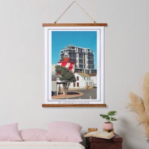 Cape Town Mouille Point Lighthouse South Africa Hanging Tapestry