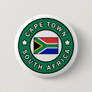 Cape Town South Africa 2 Inch Round Button
