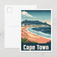 Cape Town South Africa Art Vintage Travel