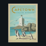 Cape Town, South Africa Postcard<br><div class="desc">Anderson Design Group is an award-winning illustration and design firm in Nashville,  Tennessee. Founder Joel Anderson directs a team of talented artists to create original poster art that looks like classic vintage advertising prints from the 1920s to the 1960s.</div>