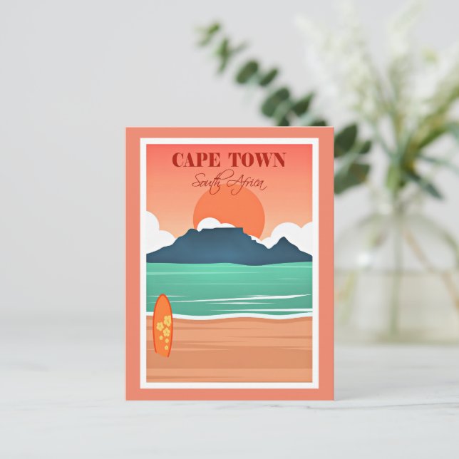 Cape Town South Africa, Postcard (Standing Front)