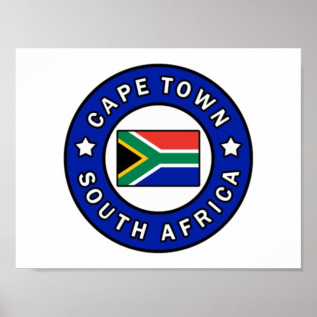 Cape Town South Africa Poster (Front)