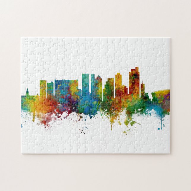 Cape Town South Africa Skyline Jigsaw Puzzle (Horizontal)