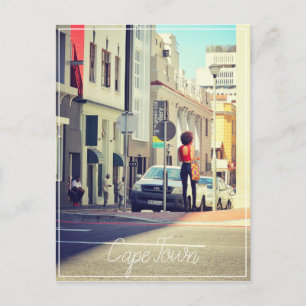 Cape Town South Africa Street View Cityscape Postcard