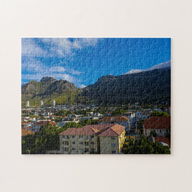 Cape Town South Africa Table Mountain Landscape Jigsaw Puzzle (Horizontal)