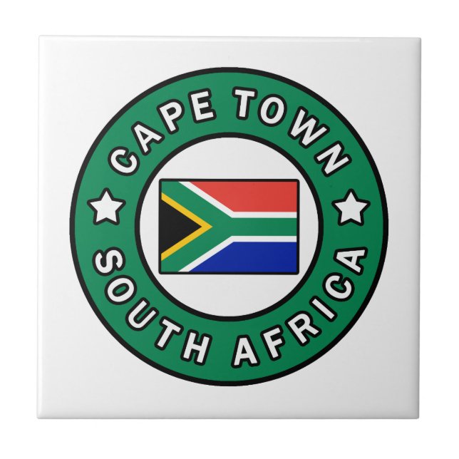 Cape Town South Africa Tile (Front)