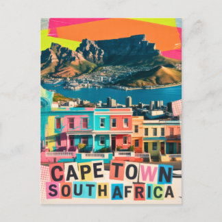 Cape Town South Africa Travel Bo-Kaap Landscape Postcard