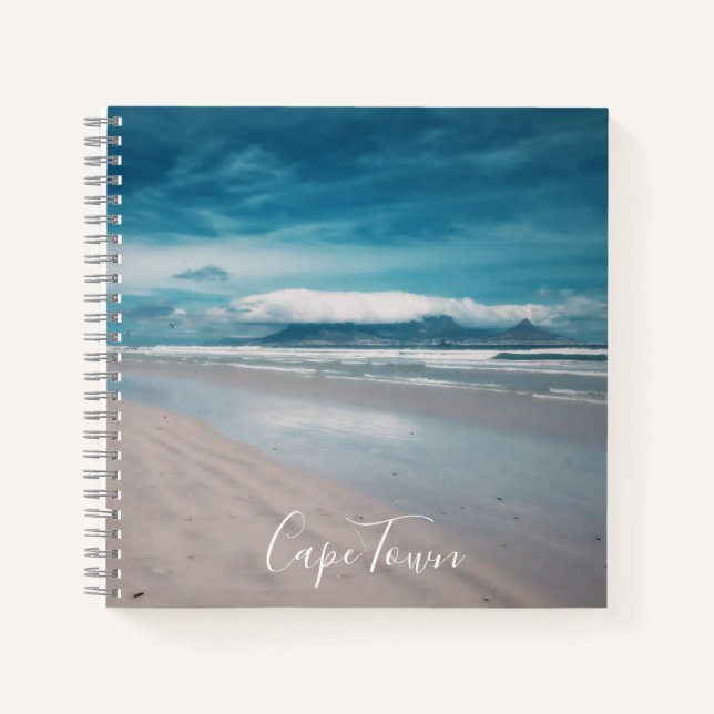 Cape Town Table Mountain Beach Ocean View Carnet (Devant)