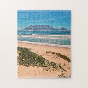 Cape Town Table Mountain Beach Ocean ZA Jigsaw Puzzle