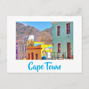 Cape Town Table Mountain City Bo-Kaap Postcard