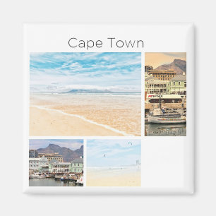 Cape Town Table Mountain Collage Pastel Magnet