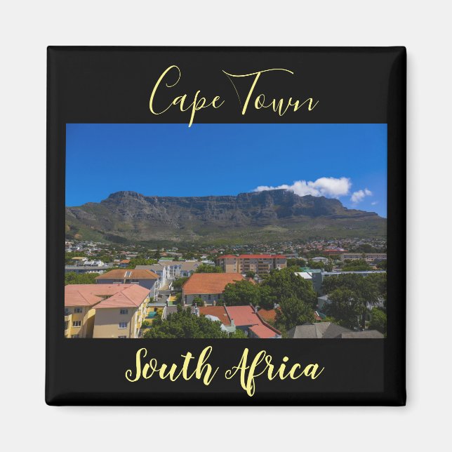 Cape Town Table Mountain Magnet (Devant)